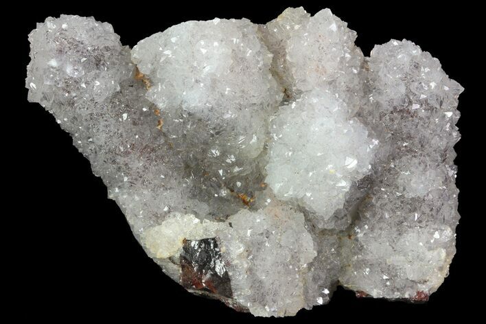Quartz Encrusted, Hematite Quartz - Morocco #70778